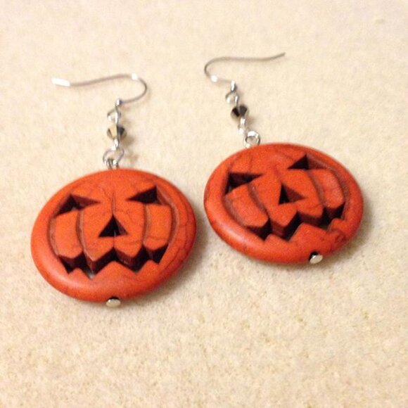 NEW Pumpkin earrings - Picture 1 of 1